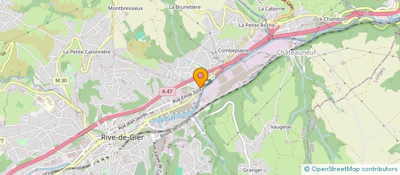 localisation de l'entreprise MONSIEUR LORENZO REA à RIVE-DE-GIER
