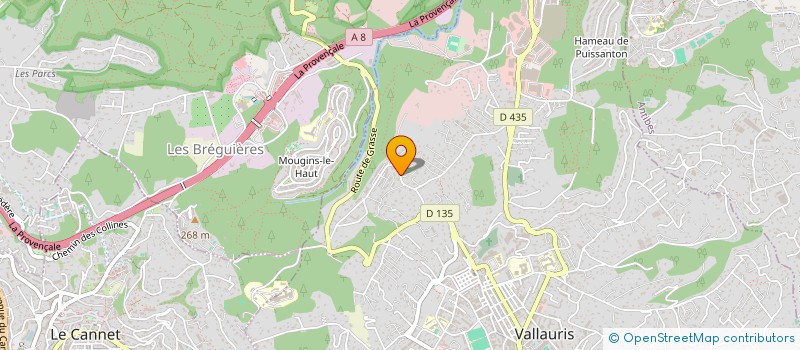 localisation de l'entreprise MONSIEUR LORENZO ROMEO  VALLAURIS