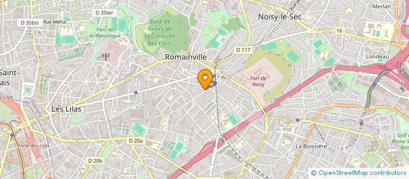 localisation de l'entreprise MONSIEUR LORENZO ROSELLI à ROMAINVILLE