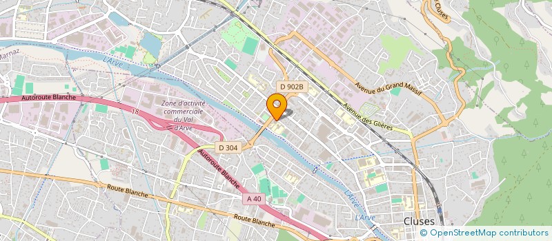 localisation de l'entreprise MONSIEUR LORENZO SAIDANI  CLUSES