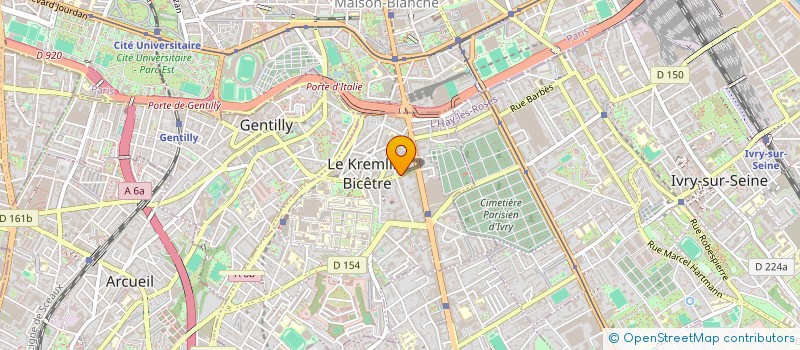 localisation de l'entreprise MONSIEUR LORENZO SOCCAVO à KREMLIN BICETRE