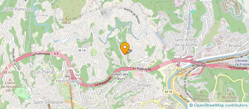 localisation de l'entreprise MONSIEUR LORENZO TARSI  NICE