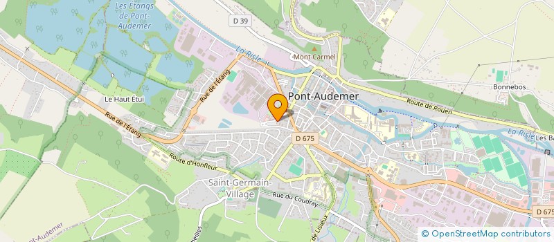 localisation de l'entreprise MONSIEUR LORENZO TUFEL à PONT-AUDEMER