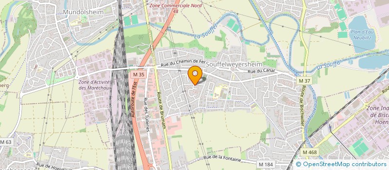 localisation de l'entreprise MONSIEUR LORETO CIRILLI  SOUFFELWEYERSHEIM