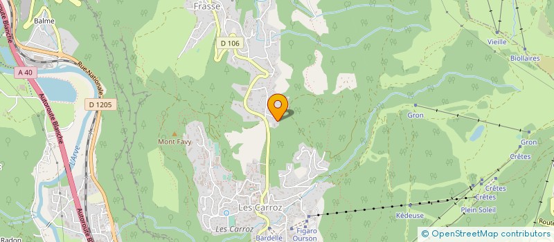 localisation de l'entreprise MONSIEUR LORIAN COLLOT  ARACHES-LA-FRASSE