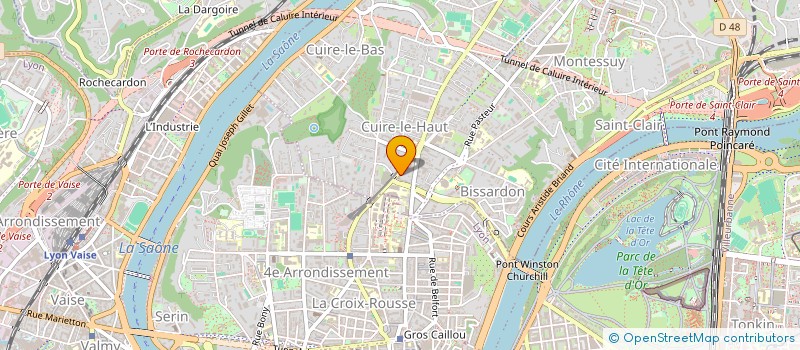 localisation de l'entreprise MONSIEUR LORIC LAFARGE  CALUIRE-ET-CUIRE