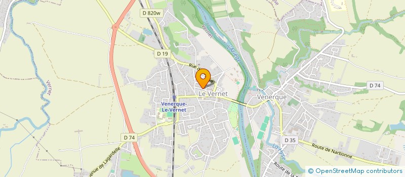 localisation de l'entreprise MONSIEUR LORIC SACARRERE  VERNET