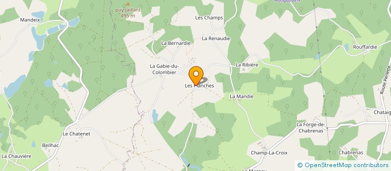 localisation de l'entreprise MONSIEUR LORICK BONNET  MAGNAC-BOURG