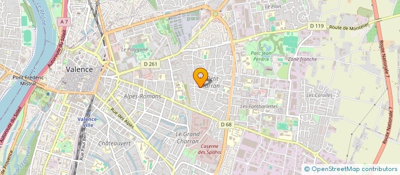 localisation de l'entreprise MONSIEUR LORIEN TESTARD à VALENCE