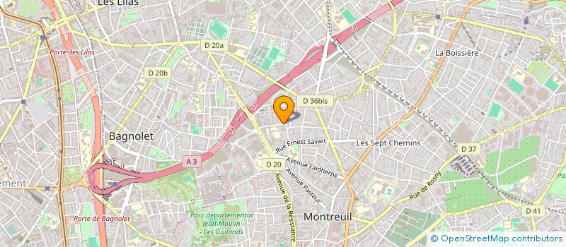 localisation de l'entreprise MONSIEUR LORIS ALLOH à MONTREUIL