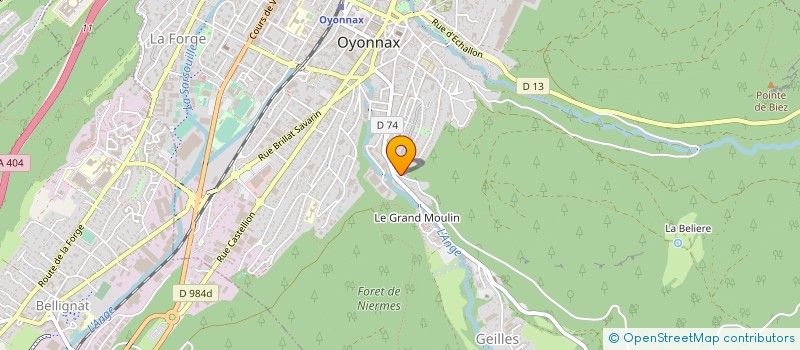 localisation de l'entreprise MONSIEUR LORIS ANDRUETAN à OYONNAX