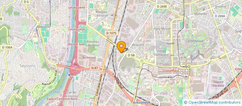 localisation de l'entreprise MONSIEUR LORIS ANTONIOLLI à GRENOBLE