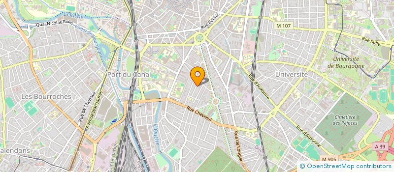 localisation de l'entreprise MONSIEUR LORIS ARIAL DIT FARGEAS à DIJON