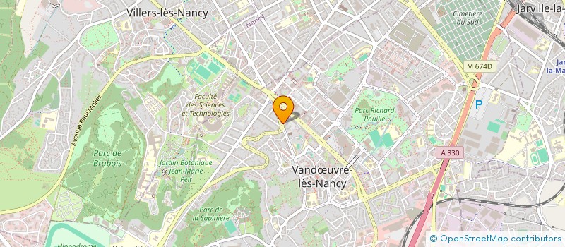 localisation de l'entreprise MONSIEUR LORIS ARTISSON  VANDUVRE-LES-NANCY