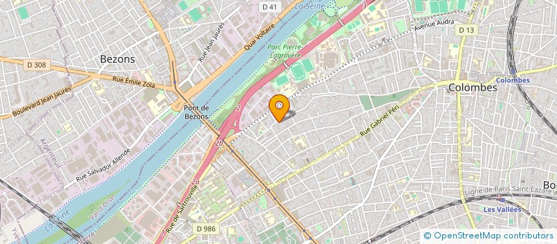 localisation de l'entreprise MONSIEUR LORIS BATTILORO  COLOMBES