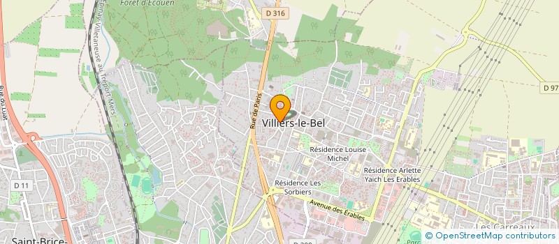 localisation de l'entreprise MONSIEUR LORIS BELDA  VILLIERS-LE-BEL