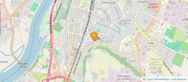 localisation de l'entreprise MONSIEUR LORIS BENISTAND-HECTOR  VALENCE