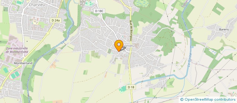 localisation de l'entreprise MONSIEUR LORIS BIOSA  TIGNIEU-JAMEYZIEU