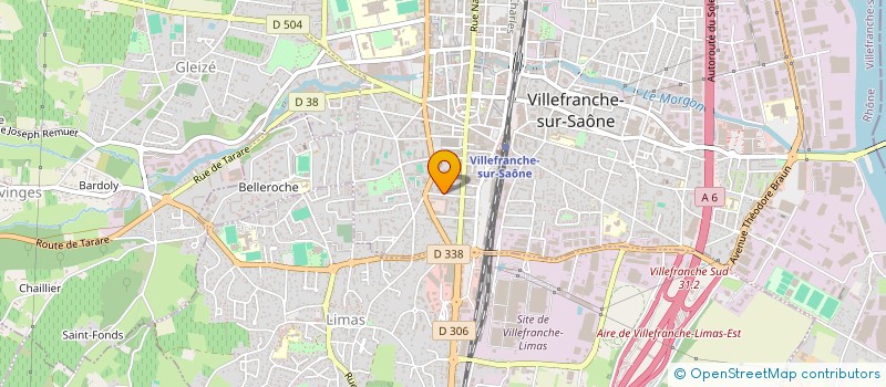 localisation de l'entreprise MONSIEUR LORIS BORGES  VILLEFRANCHE-SUR-SAONE