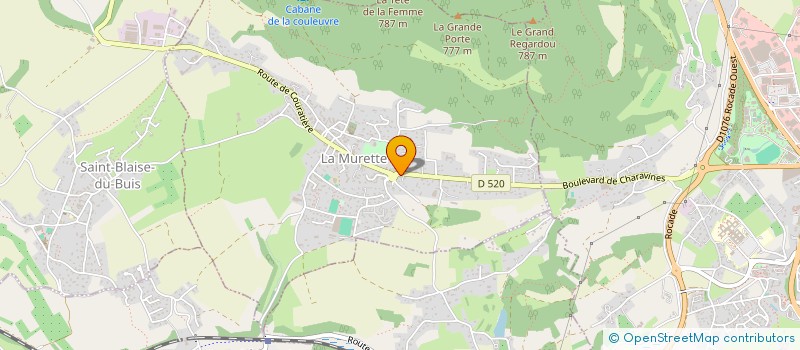 localisation de l'entreprise MONSIEUR LORIS BRIERE  LA MURETTE