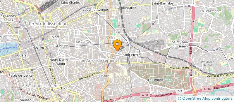 localisation de l'entreprise MONSIEUR LORIS CAGNACCI à MARSEILLE