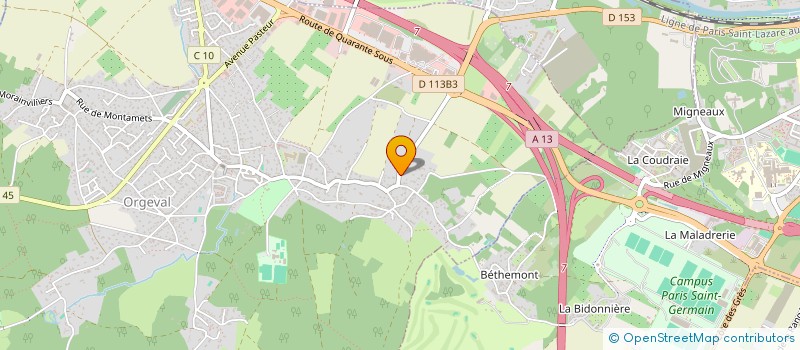 localisation de l'entreprise MONSIEUR LORIS CARON à VERNOUILLET