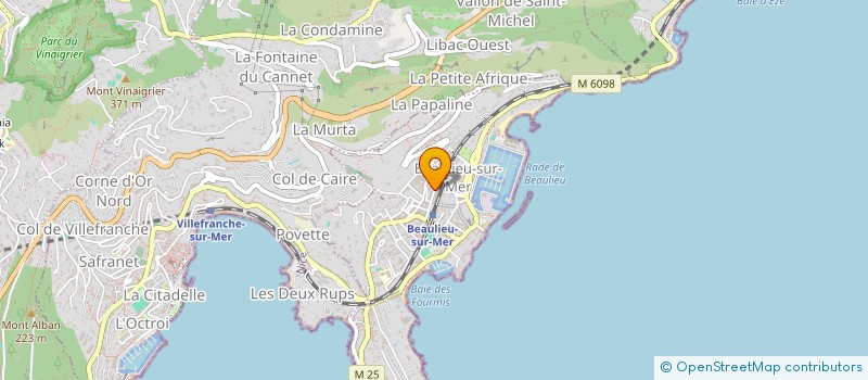 localisation de l'entreprise MONSIEUR LORIS CARRANO  BEAULIEU-SUR-MER