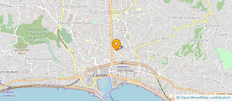 localisation de l'entreprise MONSIEUR LORIS CAVALLI à CANNES