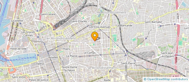 localisation de l'entreprise MONSIEUR LORIS COMTE à MARSEILLE