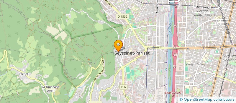 localisation de l'entreprise MONSIEUR LORIS CURATELLA à SEYSSINET-PARISET