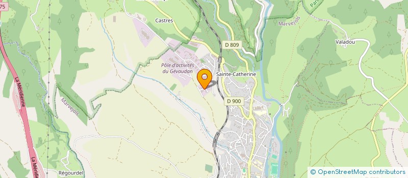 localisation de l'entreprise MONSIEUR LORIS DEL TORCHIO  MARVEJOLS