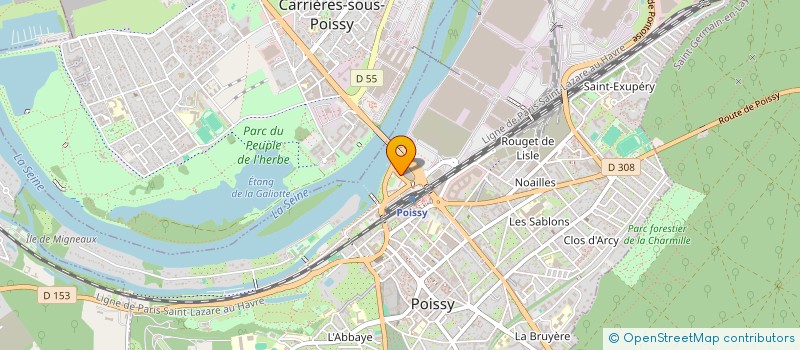 localisation de l'entreprise MONSIEUR LORIS DELLA ZUANA à POISSY