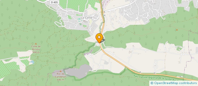 localisation de l'entreprise MONSIEUR LORIS DEMARIA  BRIGNOLES