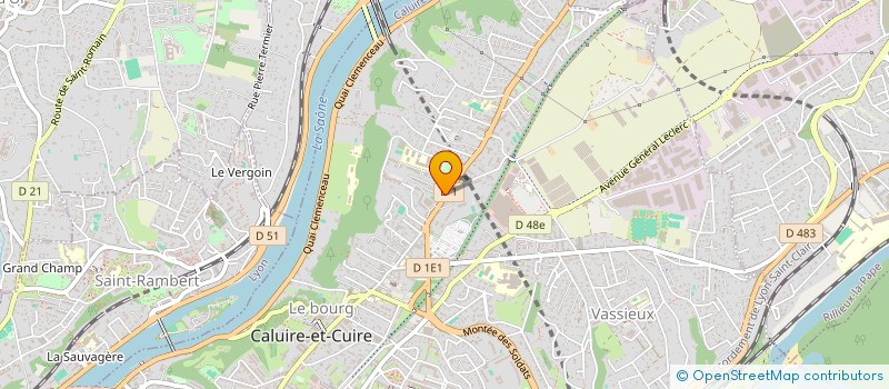 localisation de l'entreprise MONSIEUR LORIS DERICBOURG  CALUIRE-ET-CUIRE