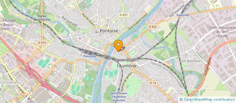 localisation de l'entreprise MONSIEUR LORIS DESCHAMPS à SAINT-OUEN-L'AUMONE