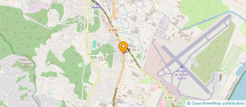 localisation de l'entreprise MONSIEUR LORIS DISDIER-BREMOND  HYERES