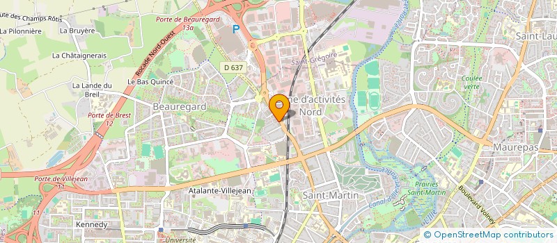 localisation de l'entreprise MONSIEUR LORIS DUFAY  RENNES