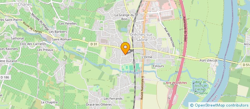 localisation de l'entreprise MONSIEUR LORIS DUPERRET à CRECHES-SUR-SAONE