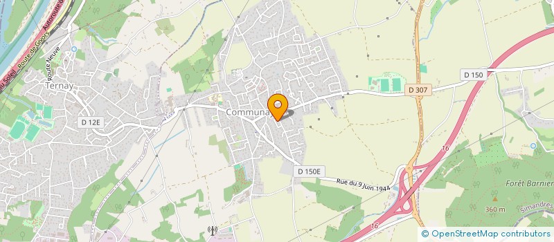 localisation de l'entreprise MONSIEUR LORIS ESPITALIER  COMMUNAY