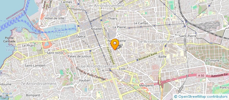 localisation de l'entreprise MONSIEUR LORIS FLAMMIA à MARSEILLE