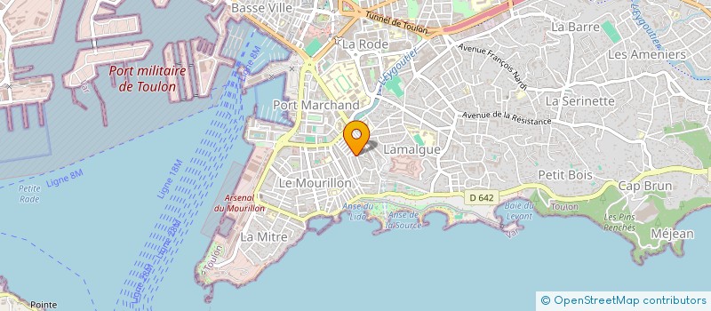 localisation de l'entreprise MONSIEUR LORIS GHERARDI  TOULON