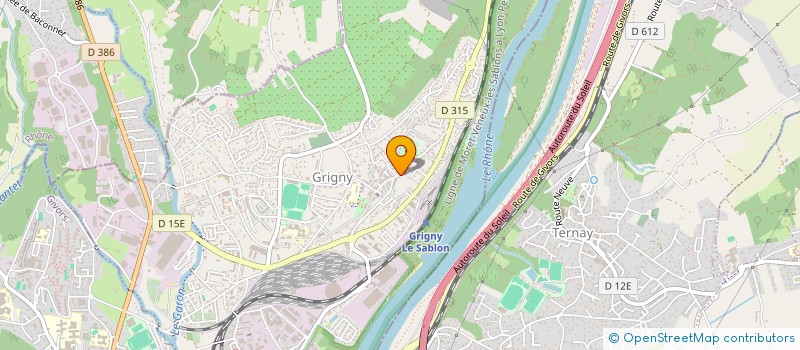 localisation de l'entreprise MONSIEUR LORIS GIANINNI à GRIGNY