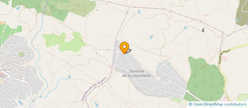 localisation de l'entreprise MONSIEUR LORIS GROSJEAN  PUGET-SUR-ARGENS