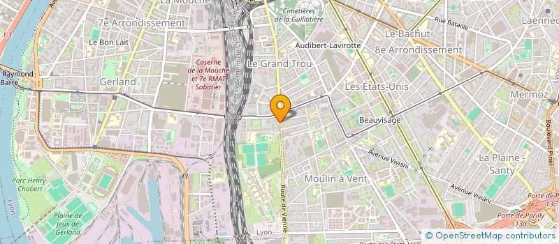 localisation de l'entreprise MONSIEUR LORIS GUILLERMARD  LYON