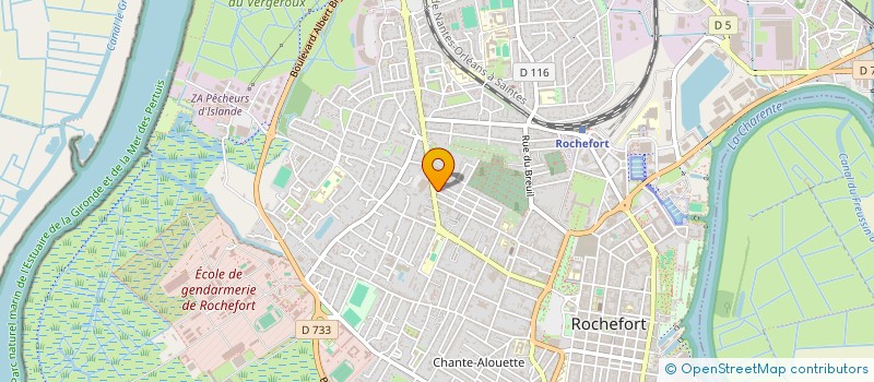 localisation de l'entreprise MONSIEUR LORIS GUILLO  ROCHEFORT