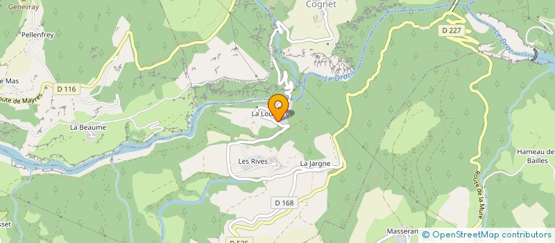 localisation de l'entreprise MONSIEUR LORIS JULIEN  SAINT-JEAN-D'HERANS