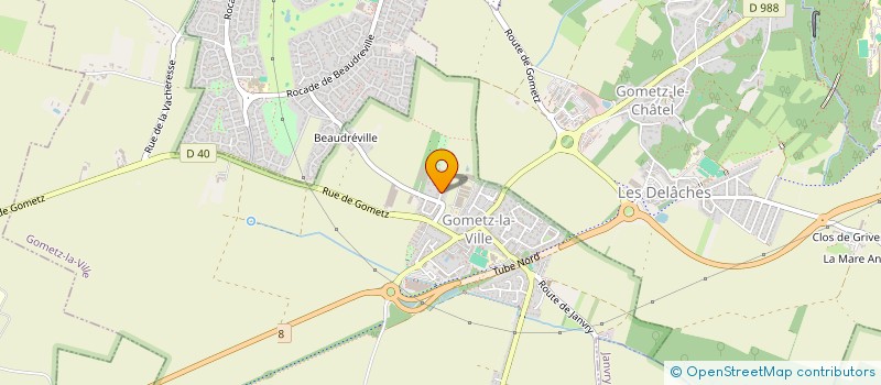 localisation de l'entreprise MONSIEUR LORIS KINGOLO  GOMETZ-LA-VILLE