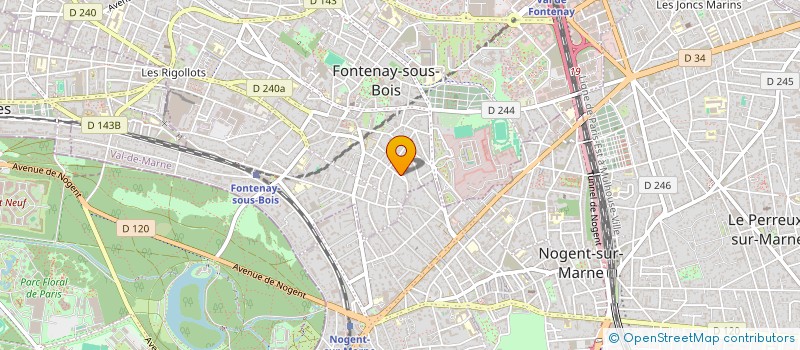 localisation de l'entreprise MONSIEUR LORIS LAVAL à FONTENAY-SOUS-BOIS