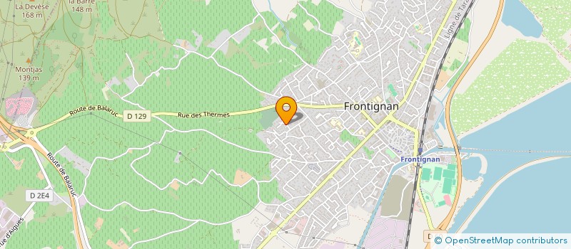 localisation de l'entreprise MONSIEUR LORIS LAVIOS à FRONTIGNAN