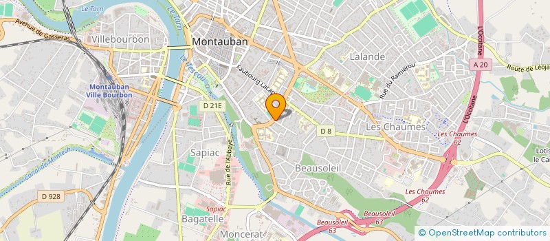 localisation de l'entreprise MONSIEUR LORIS LONNI  MONTAUBAN